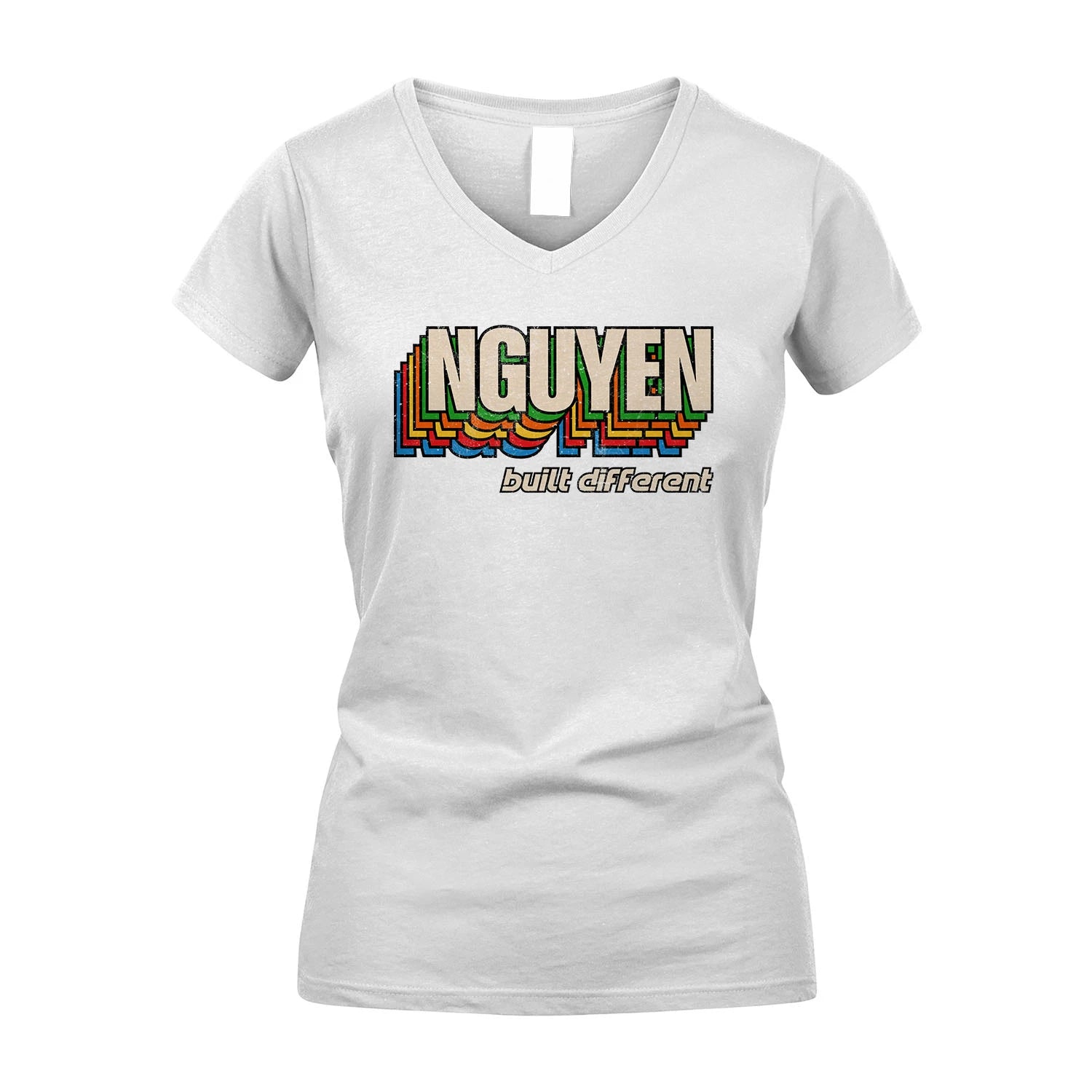 Your Name Built Different Retro Shirt NGUYEN M1-26