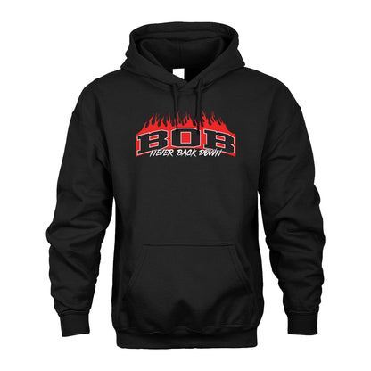 Never Back Down Your Name With Fire Shirt BOB M1-37