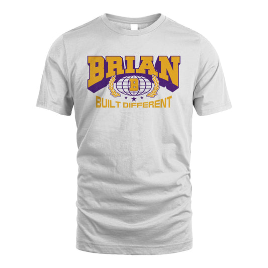 Your Name Built Different Sporty Shirt BRIAN M1-32
