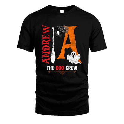 The Boo Crew Halloween With Your Name Shirt ANDREW M1-23
