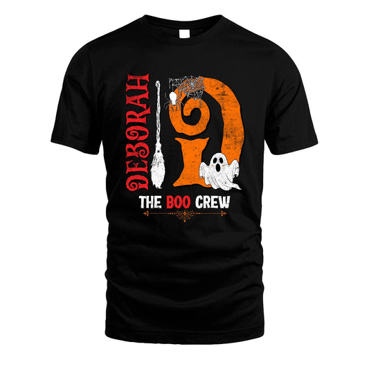 The Boo Crew Halloween With Your Name Shirt DEBORAH M1-23
