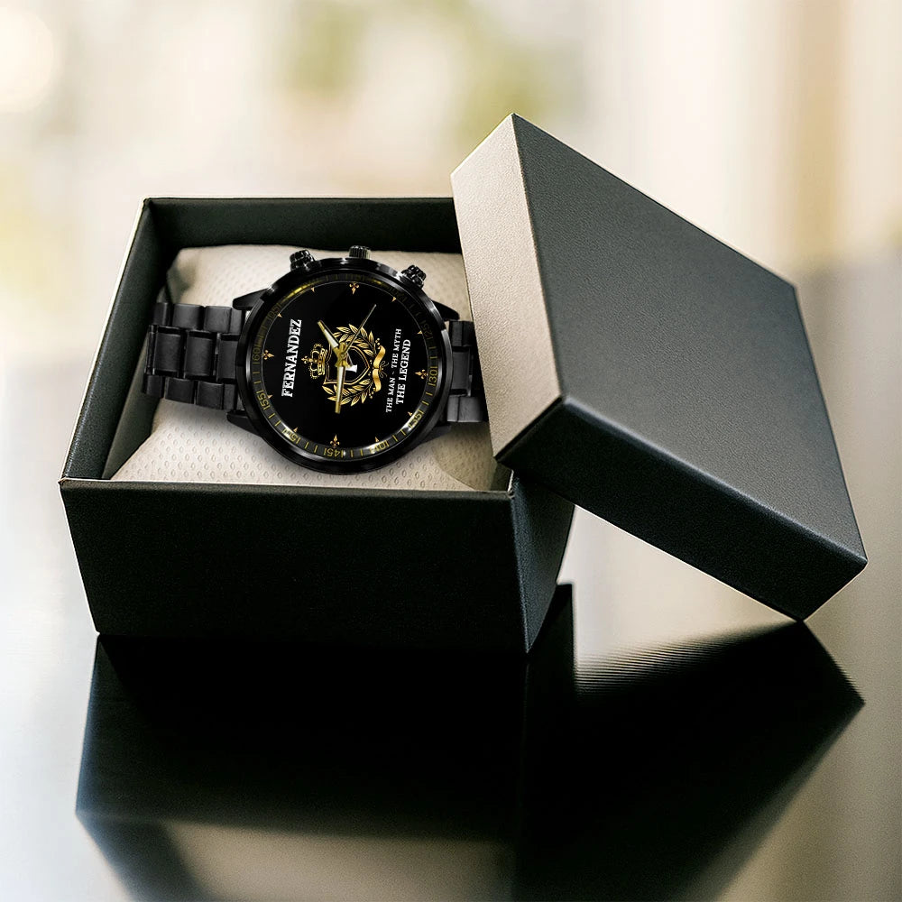 The Man The Myth The Legend King Crown Watch FERNANDEZ M1-W4