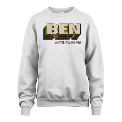 Your Name Built Different Retro Shirt BEN M1-26