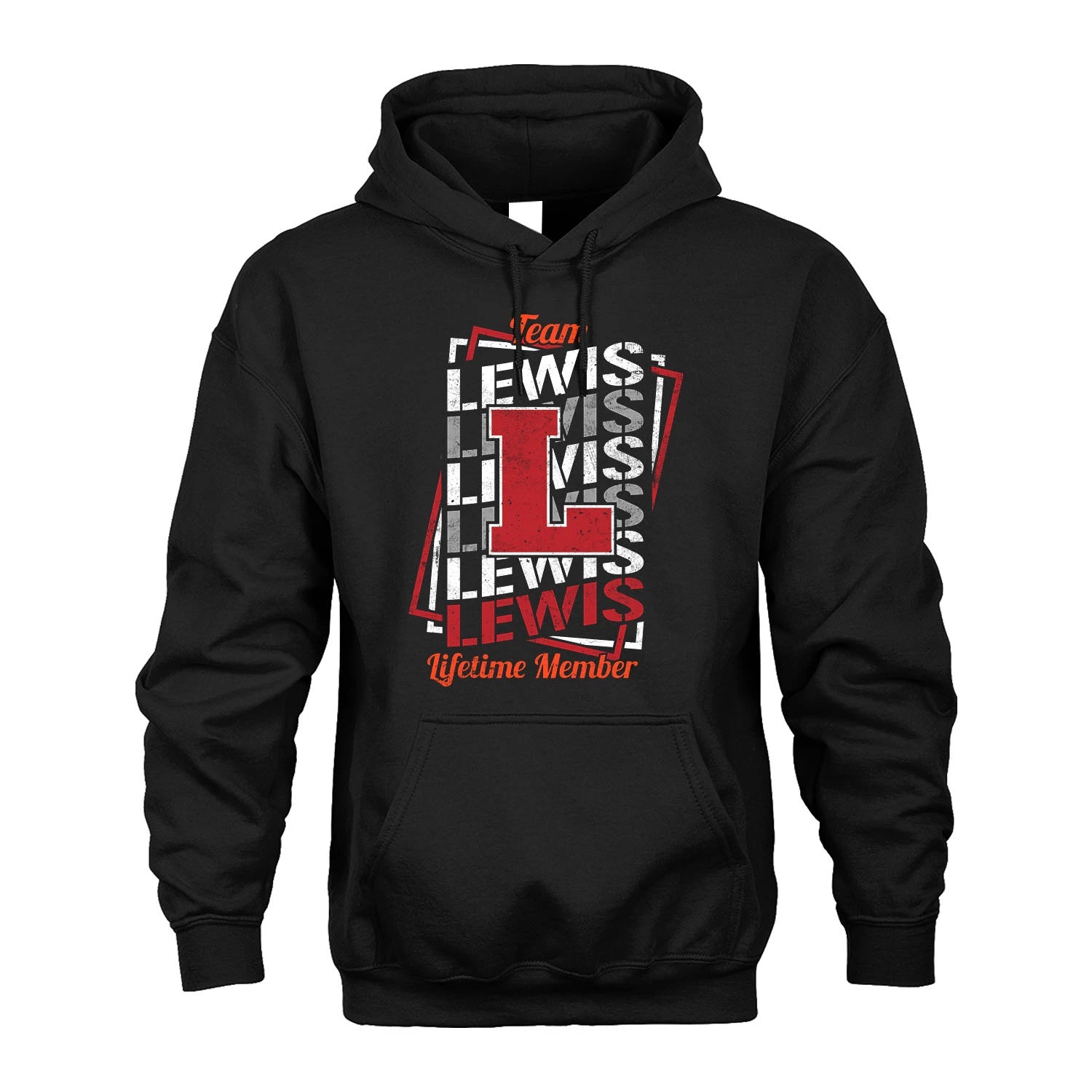Team Your Name Lifetime Member Sporty Shirt LEWIS M1-25
