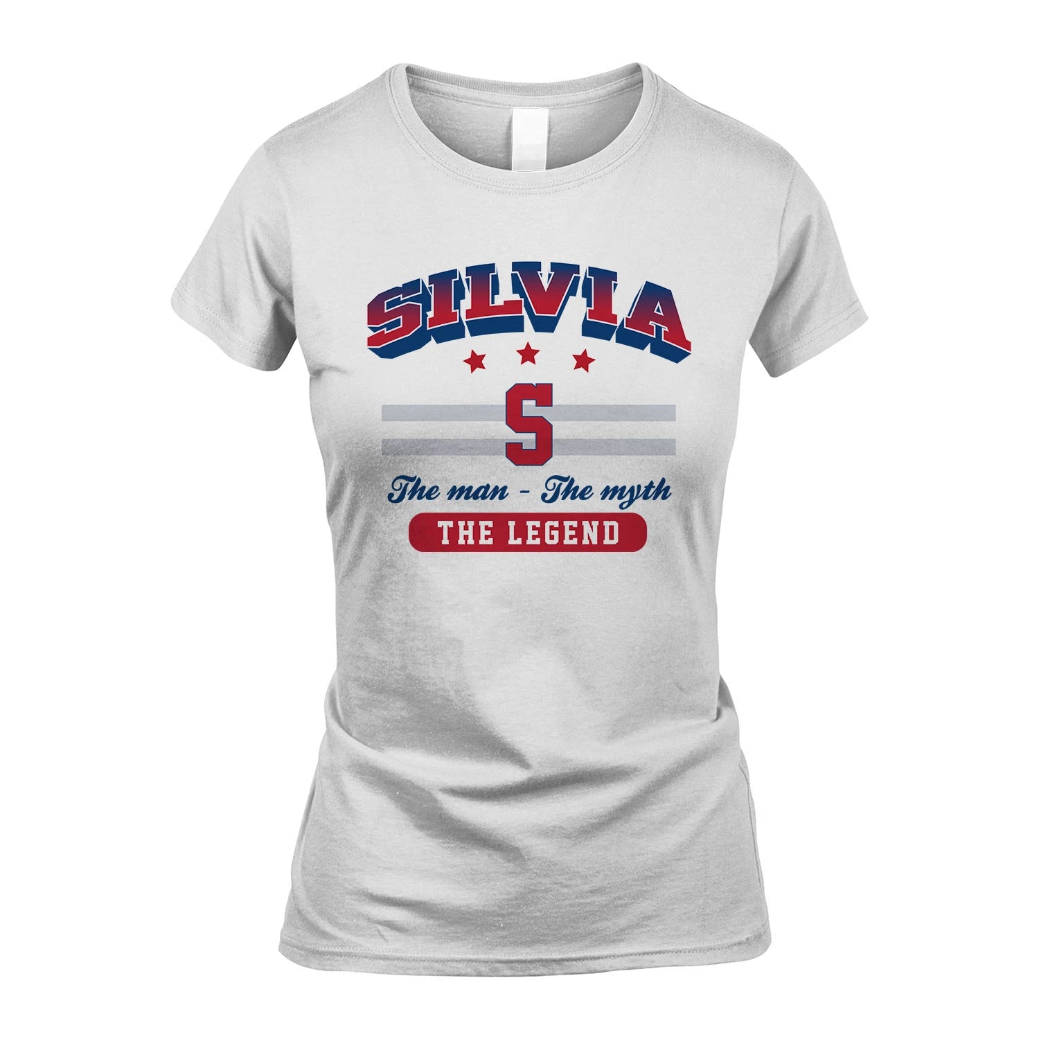 The Man The Myth The Legend With Your Name Shirt SILVIA M1-35