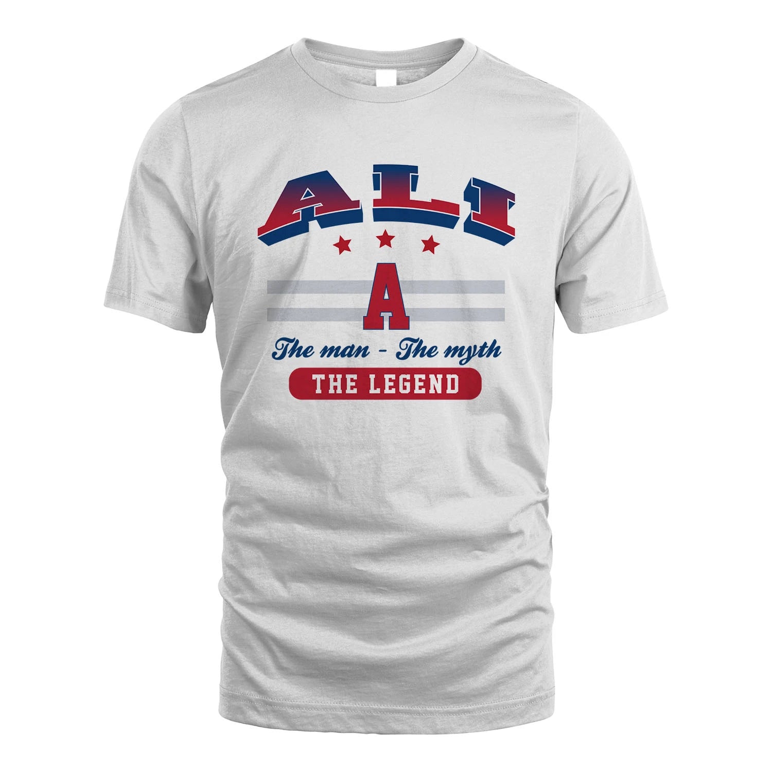 The Man The Myth The Legend With Your Name Shirt ALI M1-35