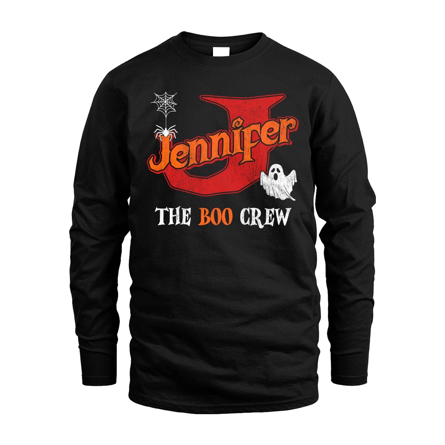 The Boo Crew Halloween Custom Name Shirt JENNIFER M1-22
