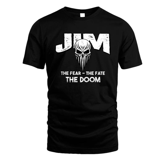 The Fear The Fate The Doom Skull Shirt JIM M1-39