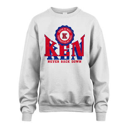 Your Name Never Back Down Shirt KEN M1-33