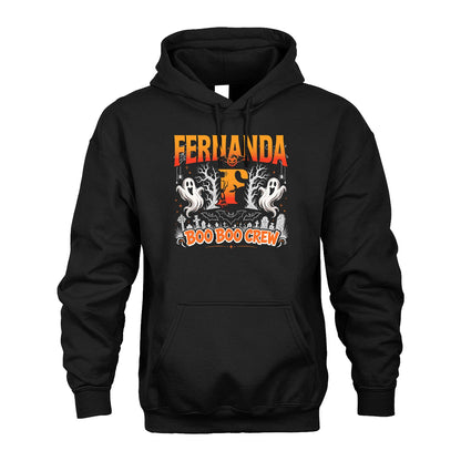 Boo Boo Crew Halloween Custom Name Shirt FERNANDA M1-28