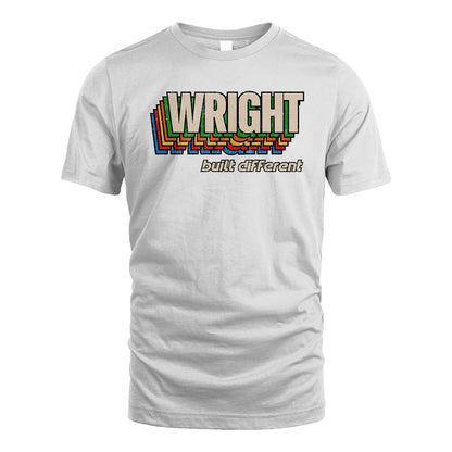 Your Name Built Different Retro Shirt WRIGHT M1-26
