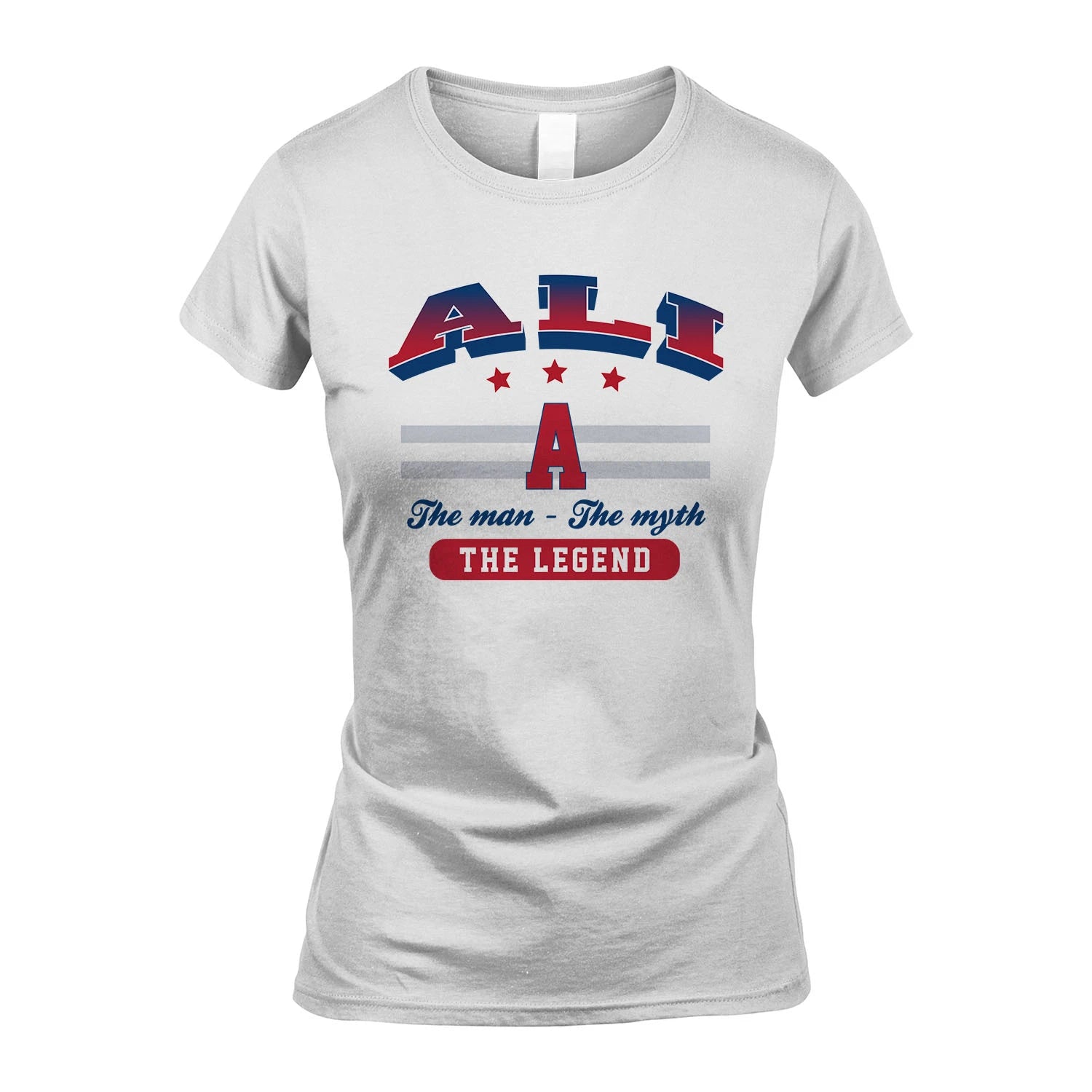 The Man The Myth The Legend With Your Name Shirt ALI M1-35