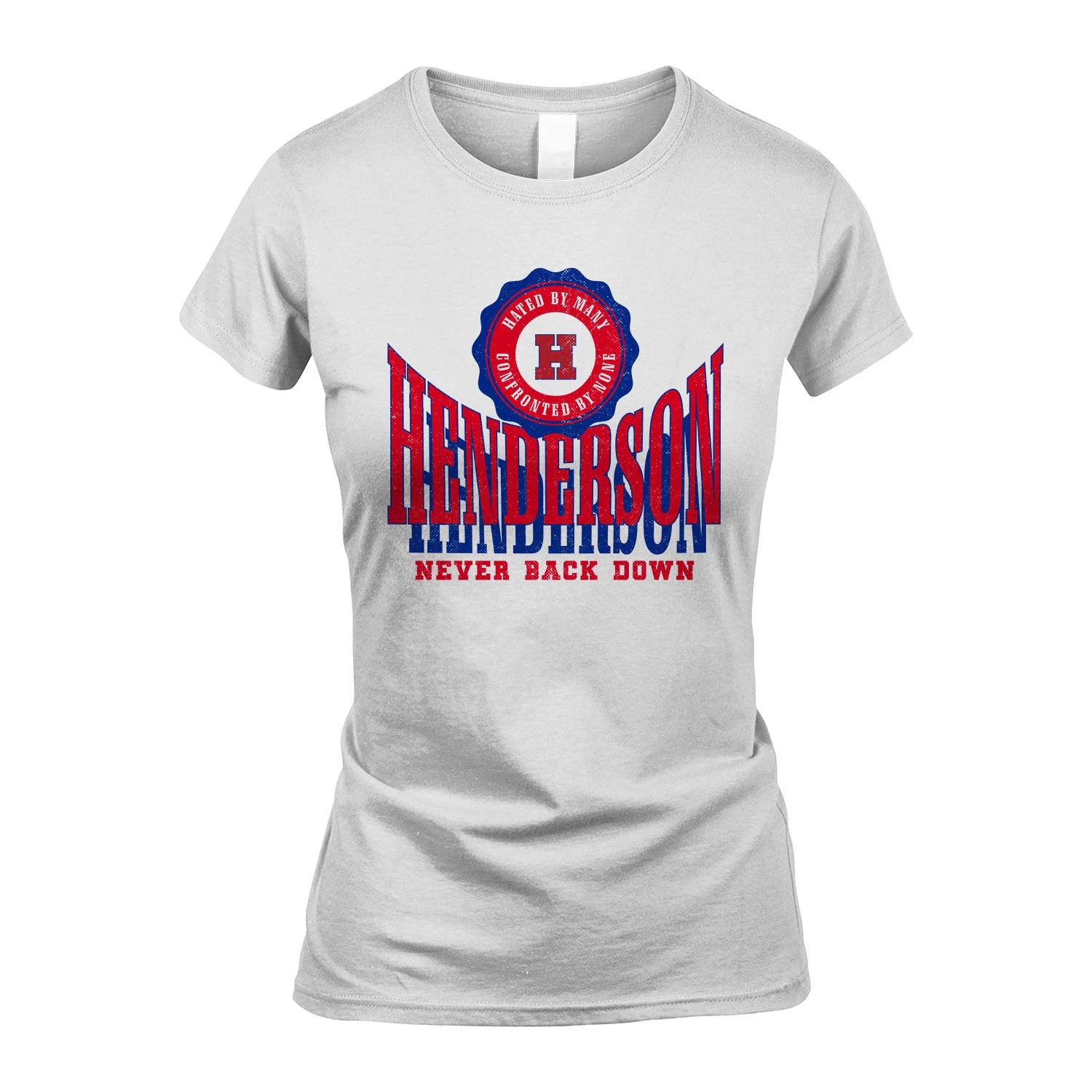 Your Name Never Back Down Shirt HENDERSON M1-33