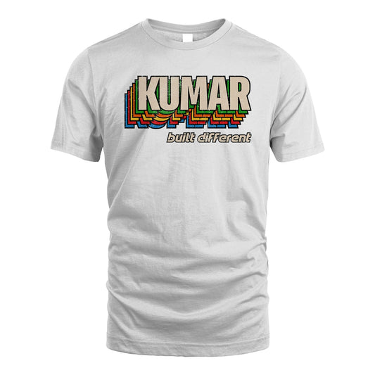 Your Name Built Different Retro Shirt KUMAR M1-26