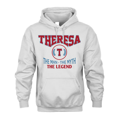 The Man The Myth The Legend Jet Style Shirt THERESA M1-9
