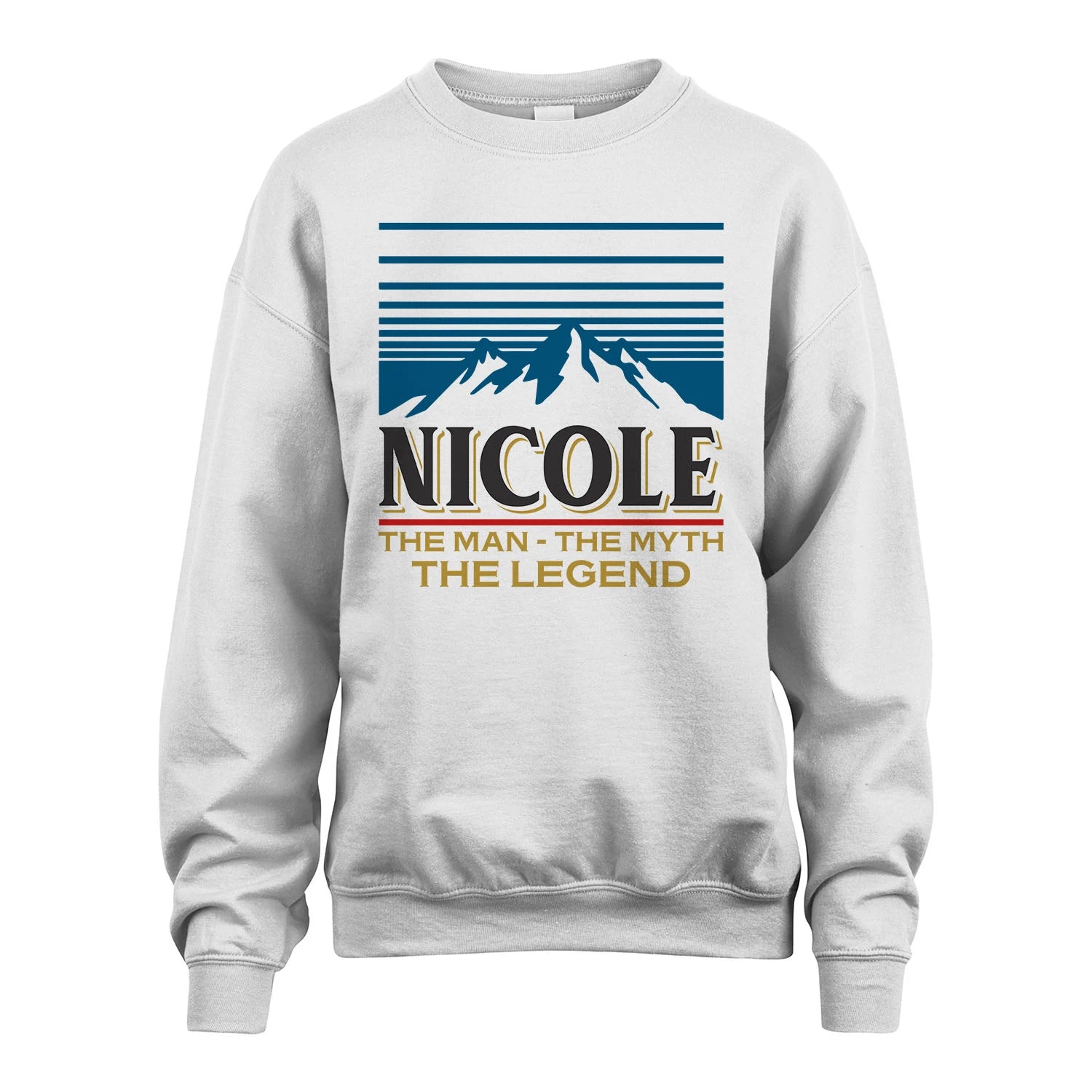 The Man The Myth The Legend Vintage Mountain Shirt NICOLE M1-19