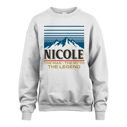 The Man The Myth The Legend Vintage Mountain Shirt NICOLE M1-19