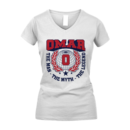 The Man The Myth The Legend Logo Shirt OMAR M1-30