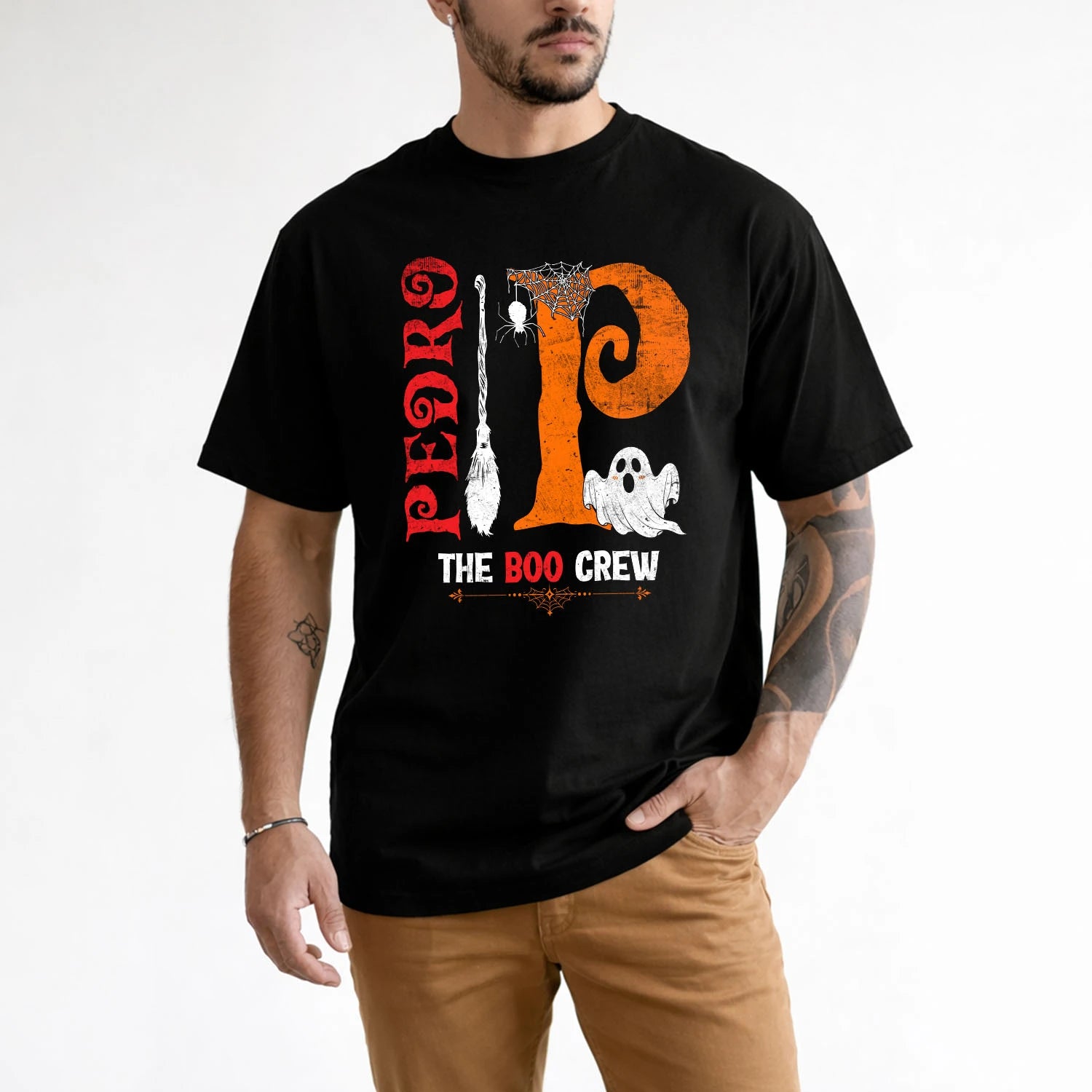 The Boo Crew Halloween With Your Name Shirt PEDRO M1-23