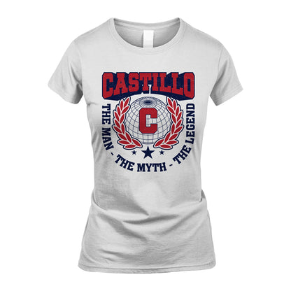 The Man The Myth The Legend Logo Shirt CASTILLO M1-30