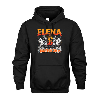 Boo Boo Crew Halloween Custom Name Shirt ELENA M1-28