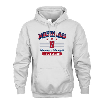 The Man The Myth The Legend With Your Name Shirt NICOLAS M1-35
