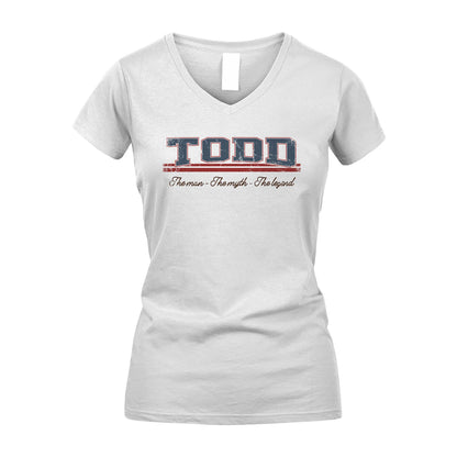 The Man The Myth The Legend Vintage Shirt TODD M1-6