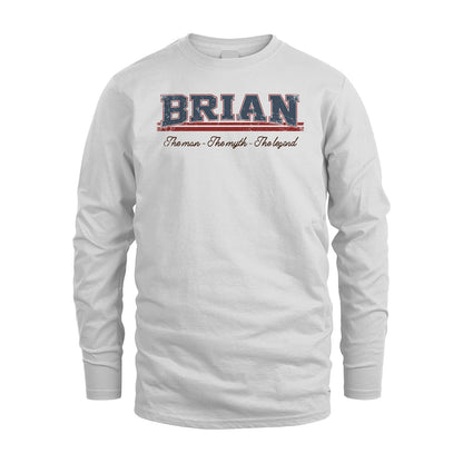 The Man The Myth The Legend Vintage Shirt BRIAN M1-6