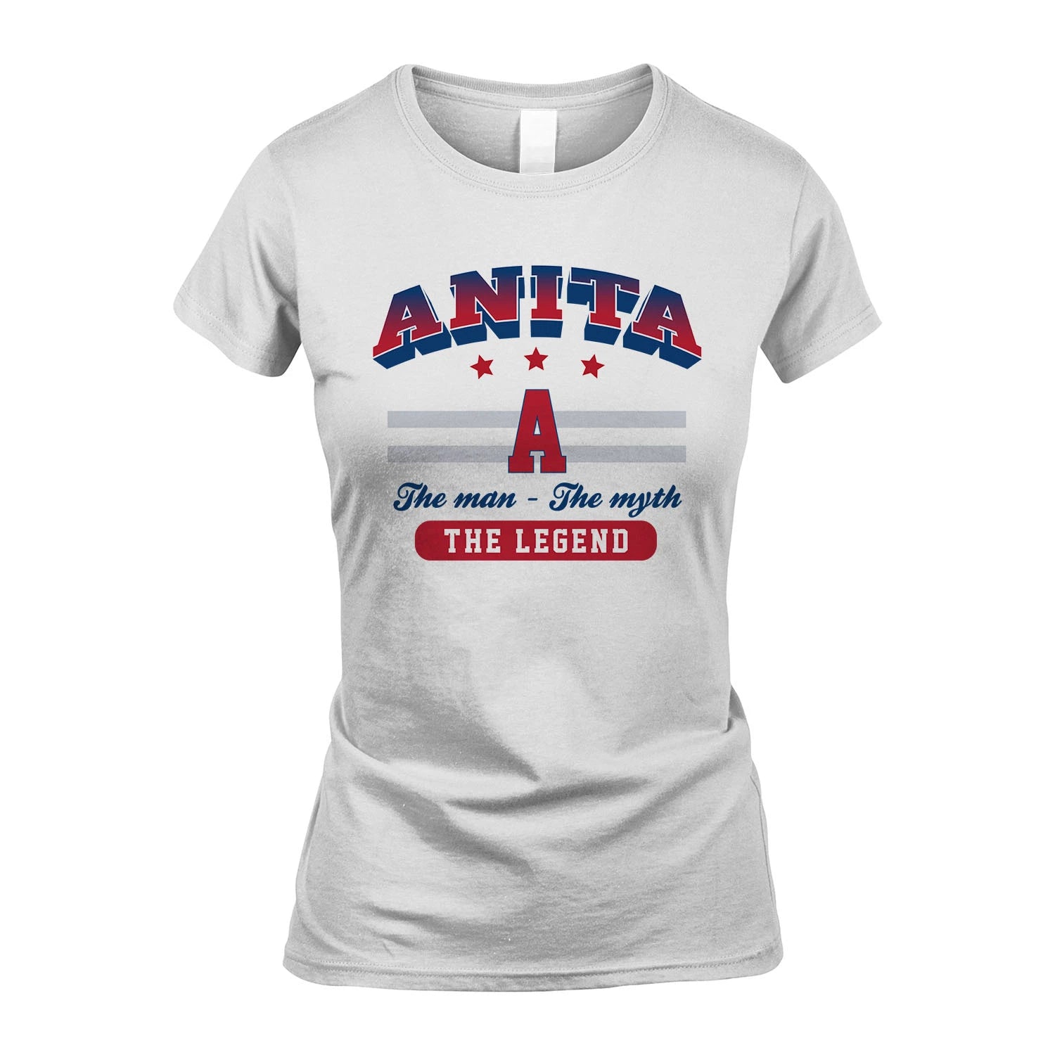 The Man The Myth The Legend With Your Name Shirt ANITA M1-35