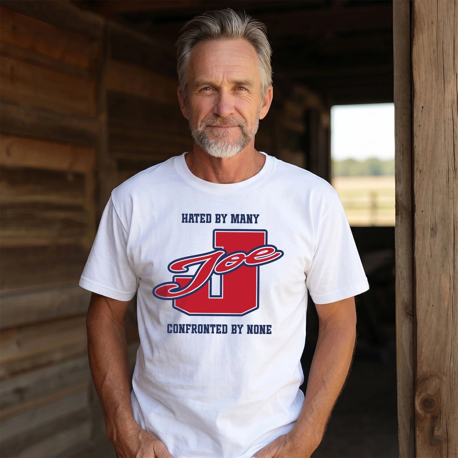 Hated By Many Confronted By None Personalized Name Shirt JOE M1-8