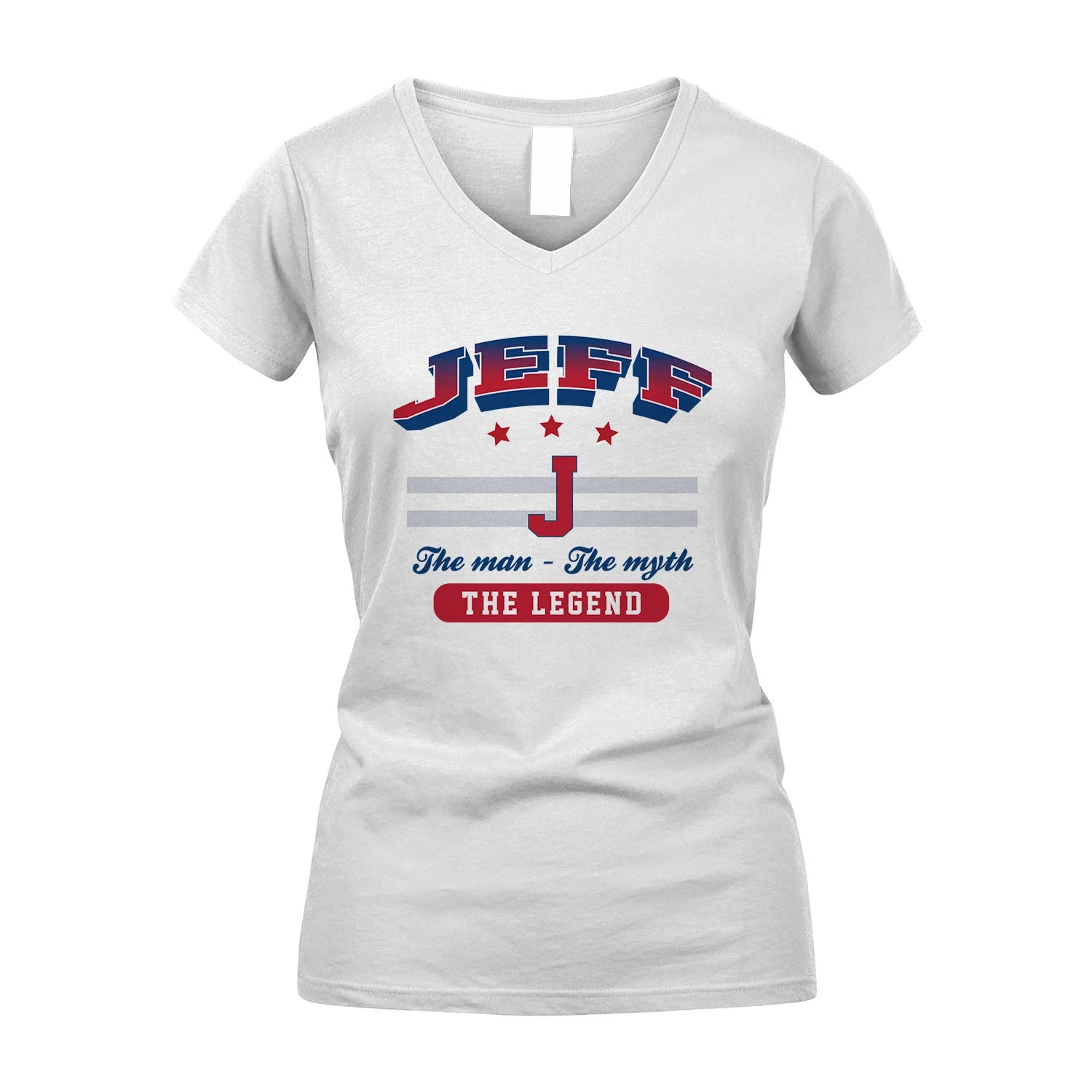 The Man The Myth The Legend With Your Name Shirt JEFF M1-35