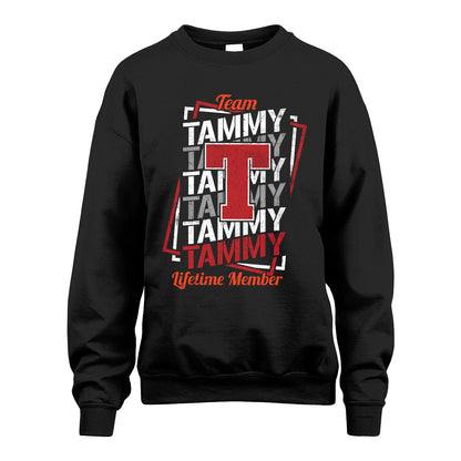 Team Your Name Lifetime Member Sporty Shirt TAMMY M1-25