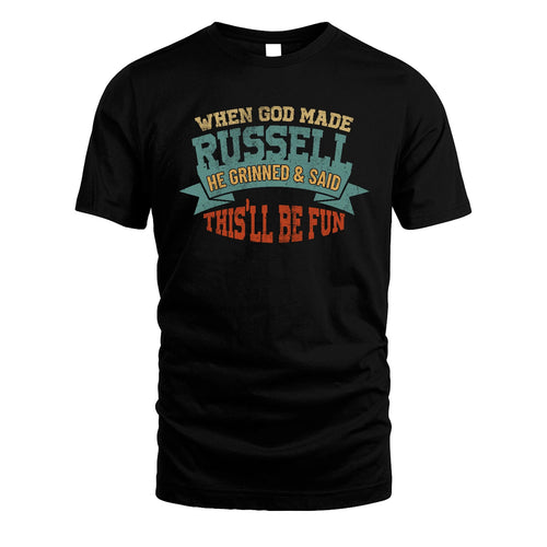 The Man The Myth The Legend Sporty Shirt RUSSELL M1-15