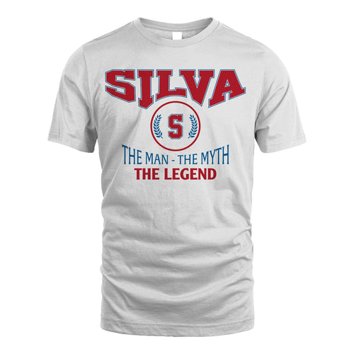 The Man The Myth The Legend Jet Style Shirt SILVA M1-9