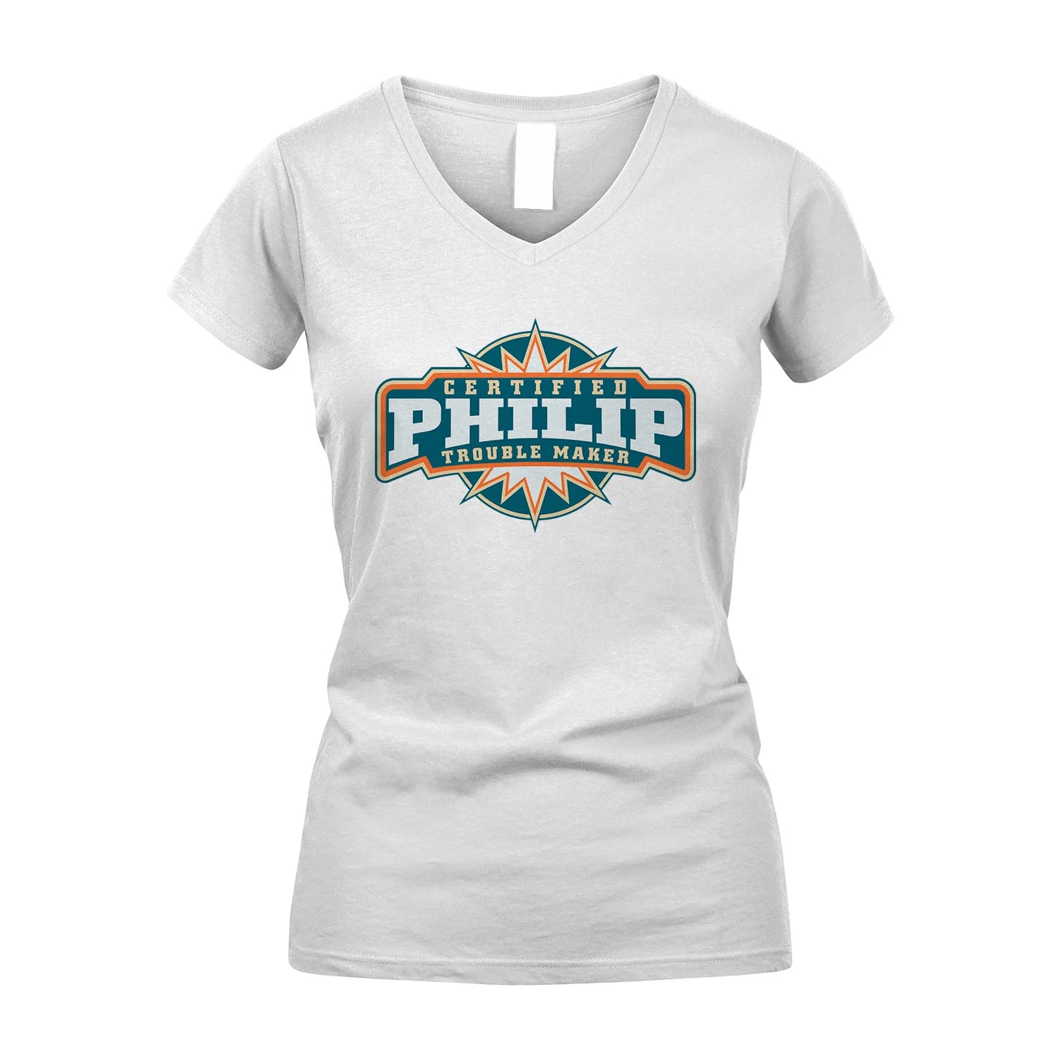 Certified Your Name Trouble Maker Shirt PHILIP M1-36