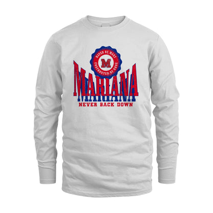 Your Name Never Back Down Shirt MARIANA M1-33