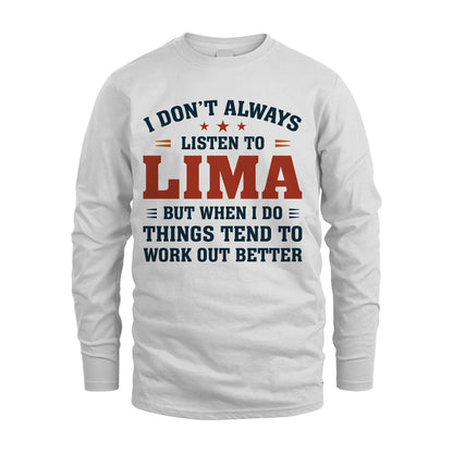 I Don't Always Listen To... LIMA M1-2