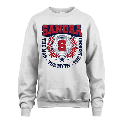 The Man The Myth The Legend Logo Shirt SANDRA M1-30
