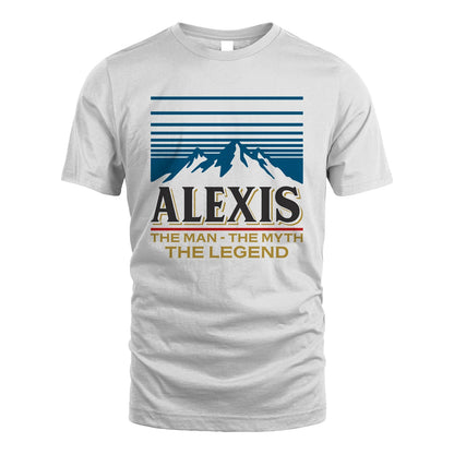 The Man The Myth The Legend Vintage Mountain Shirt ALEXIS M1-19