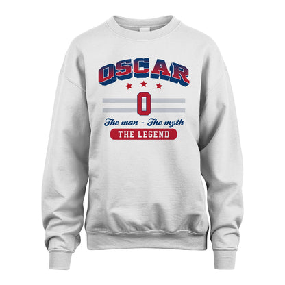 The Man The Myth The Legend With Your Name Shirt OSCAR M1-35