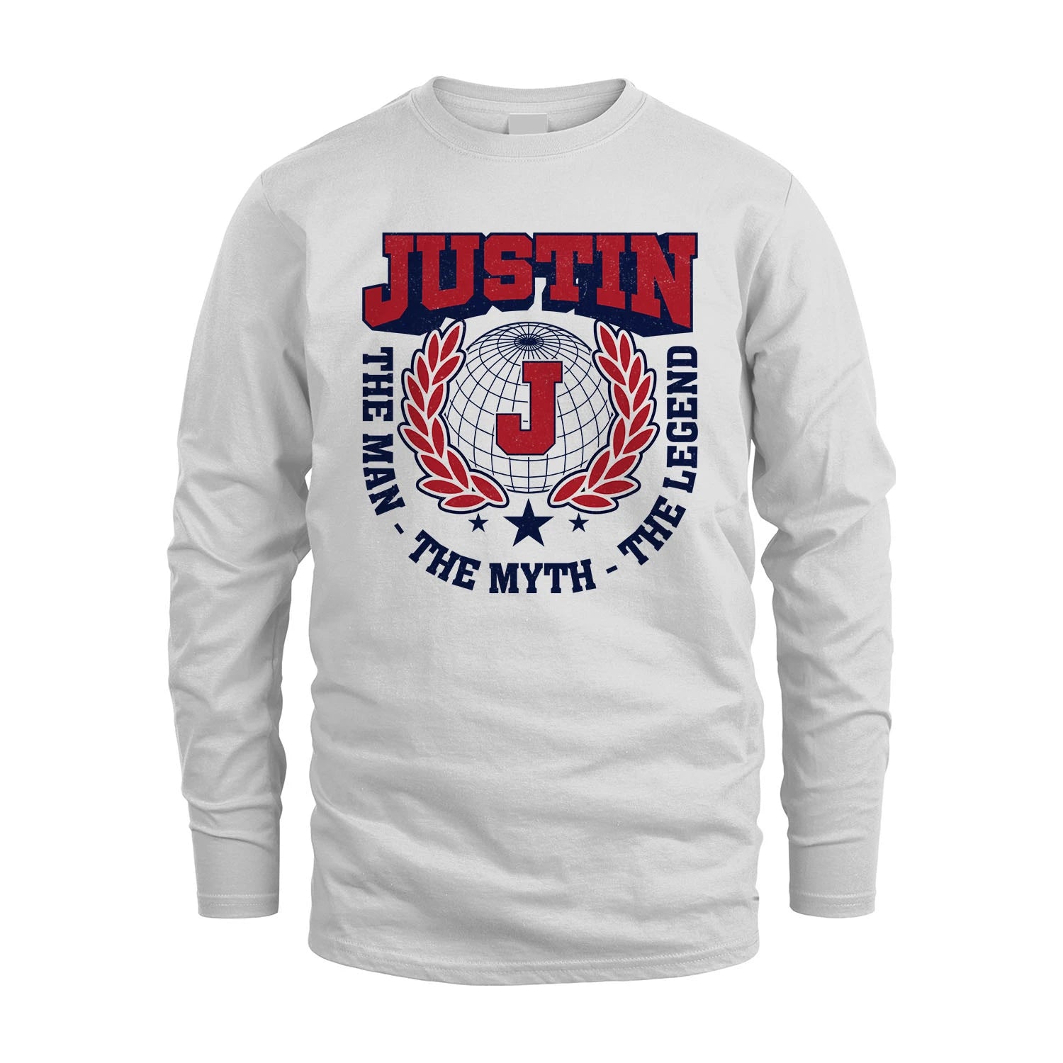 The Man The Myth The Legend Logo Shirt JUSTIN M1-30