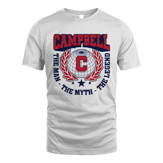 The Man The Myth The Legend Logo Shirt CAMPBELL M1-30