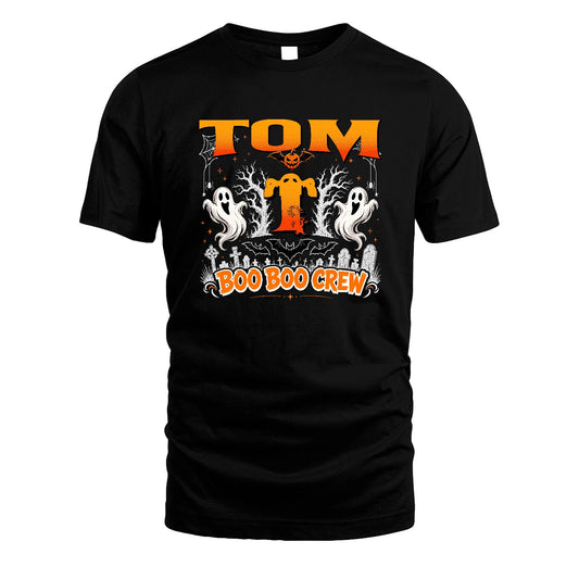 Boo Boo Crew Halloween Custom Name Shirt TOM M1-28