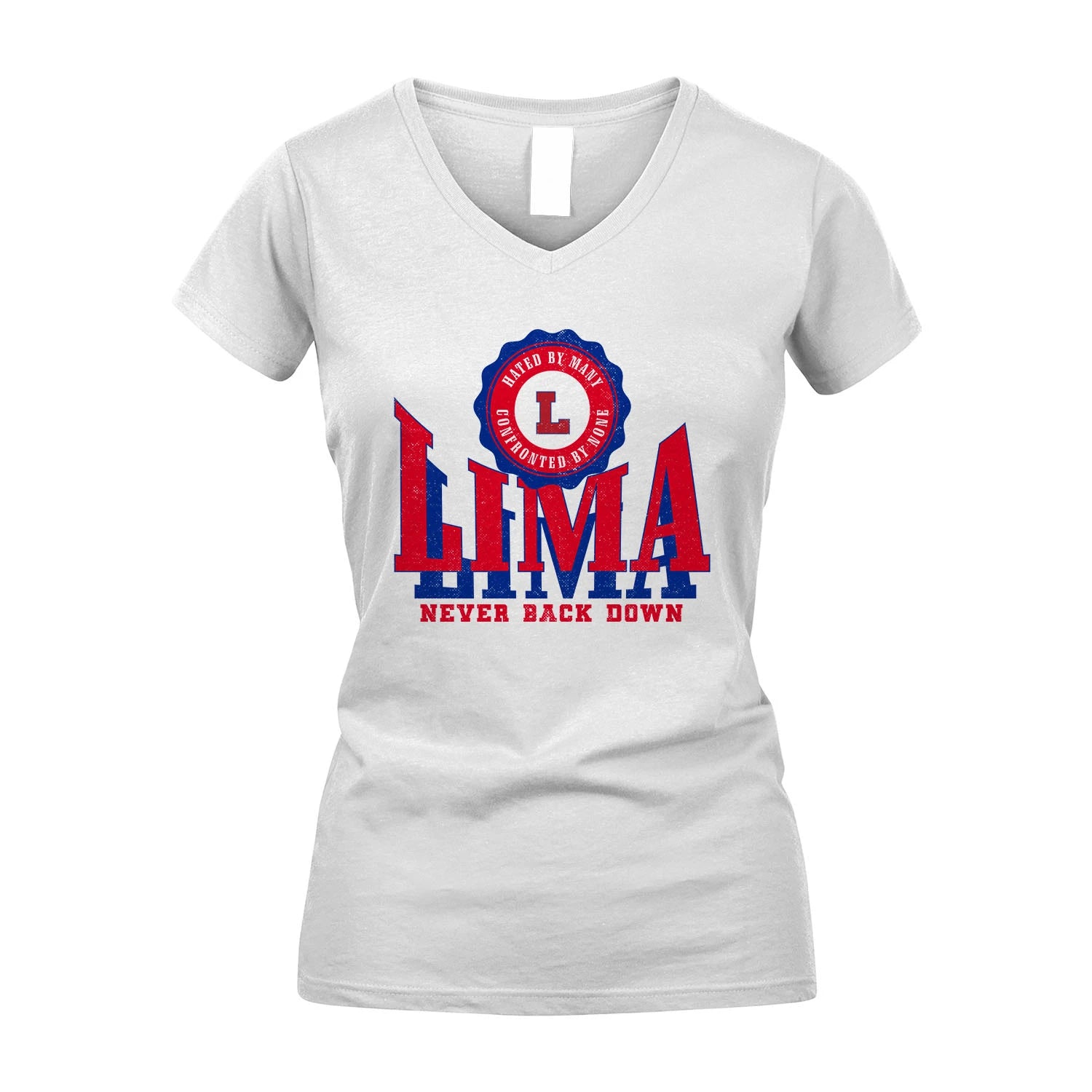 Your Name Never Back Down Shirt LIMA M1-33