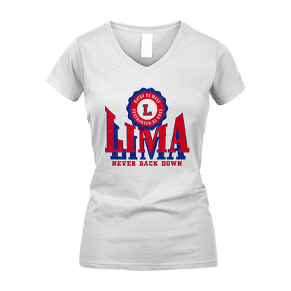 Your Name Never Back Down Shirt LIMA M1-33