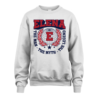 The Man The Myth The Legend Logo Shirt ELENA M1-30