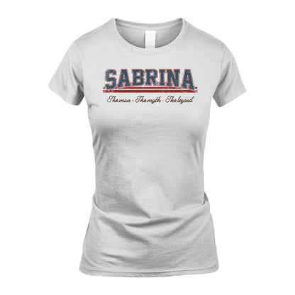 The Man The Myth The Legend Vintage Shirt SABRINA M1-6