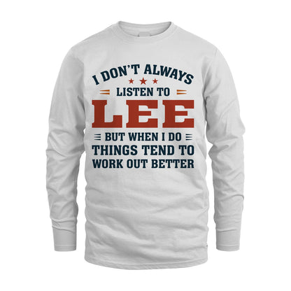 I Don't Always Listen To... LEE M1-2