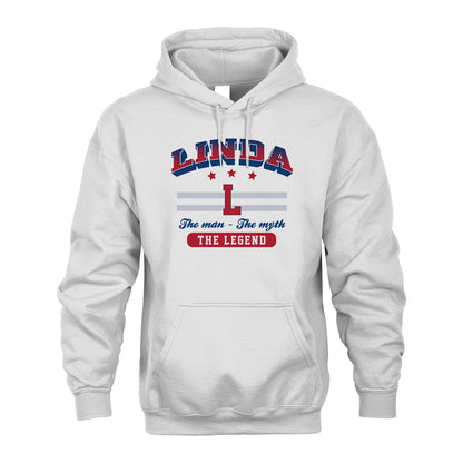 The Man The Myth The Legend With Your Name Shirt LINDA M1-35