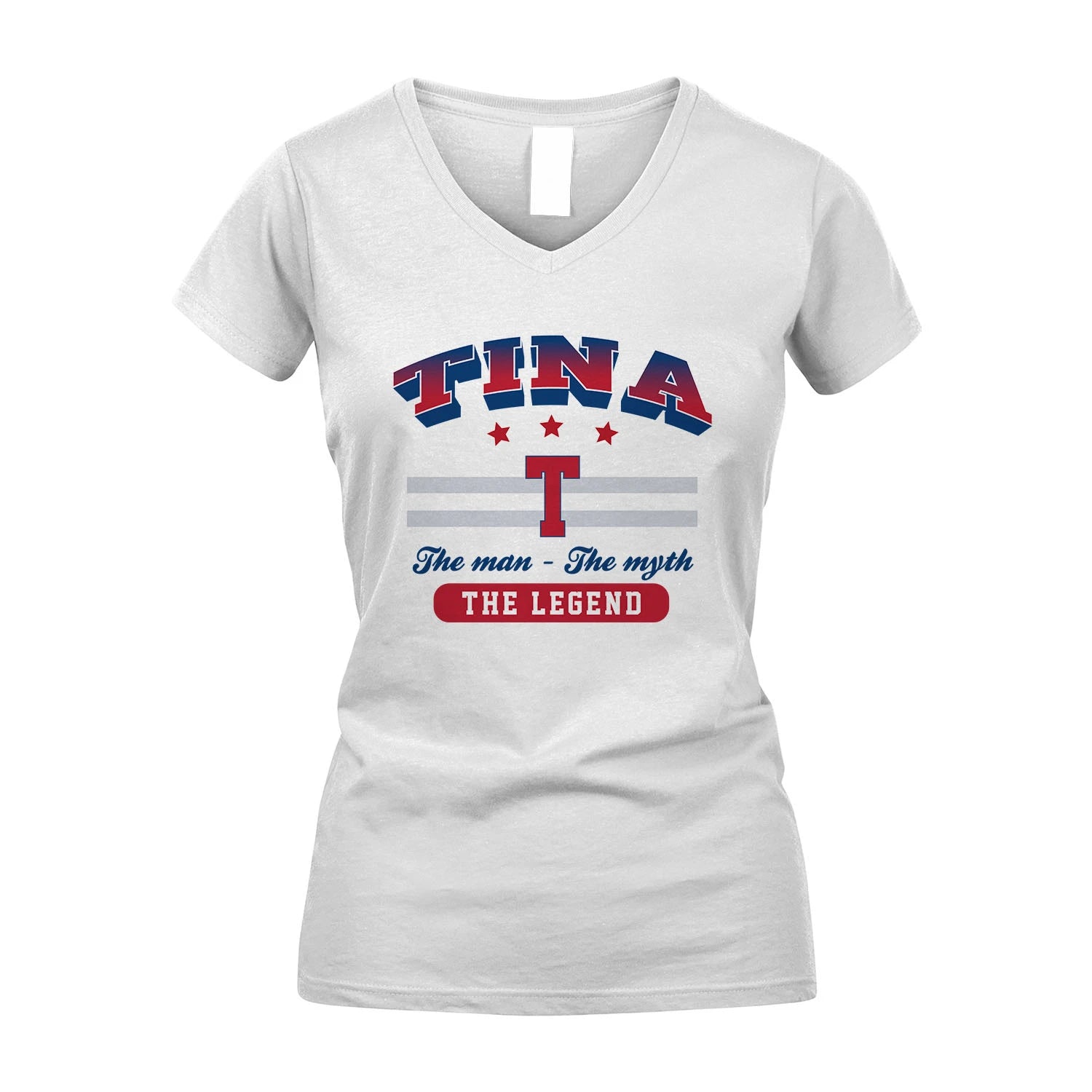 The Man The Myth The Legend With Your Name Shirt TINA M1-35